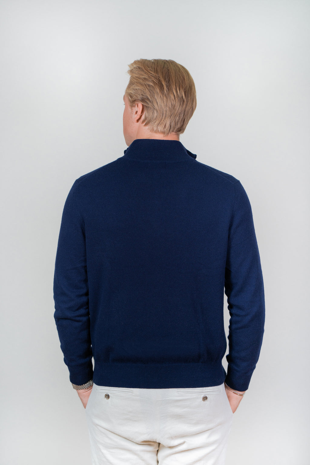Cashmere half-zip