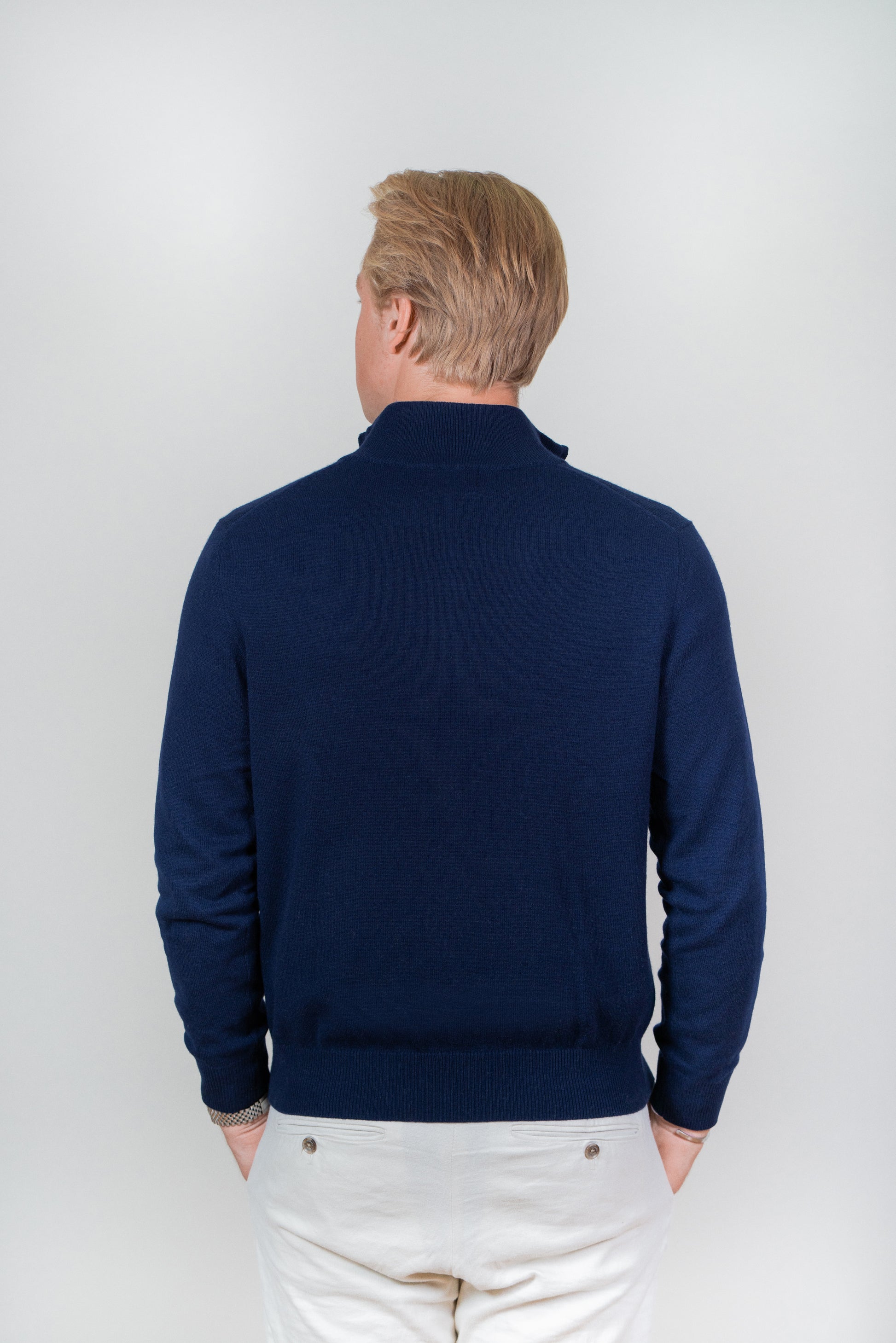 Cashmere half-zip