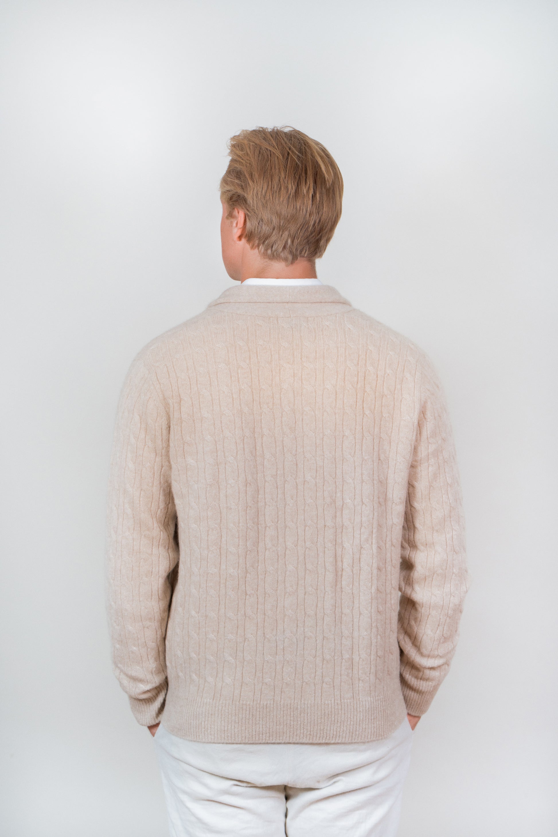 Cable-knit Cashmere Cardigan